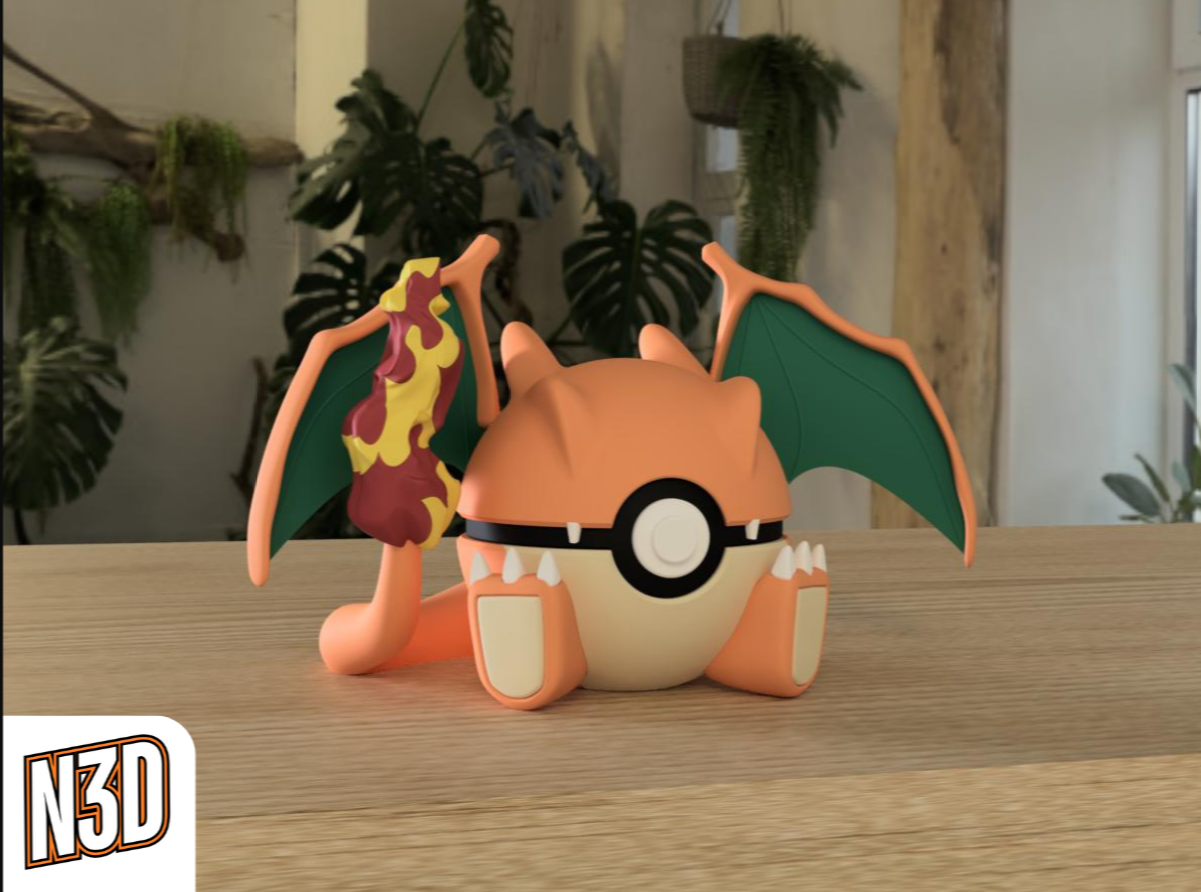 0006 Charizard PokeBall Collectible