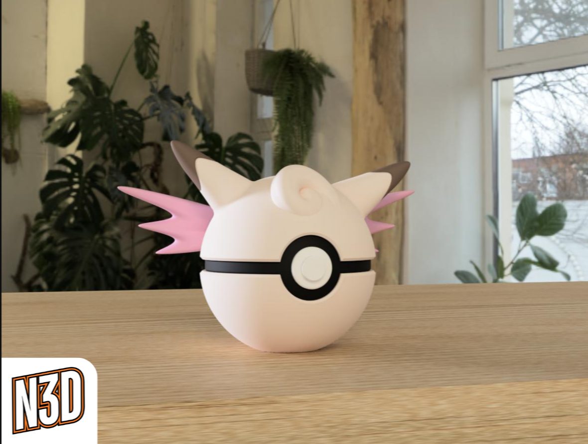 0036 Clefable Pokeball Collectible
