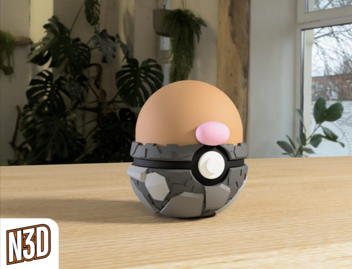0050 Diglett Pokeball Collectible