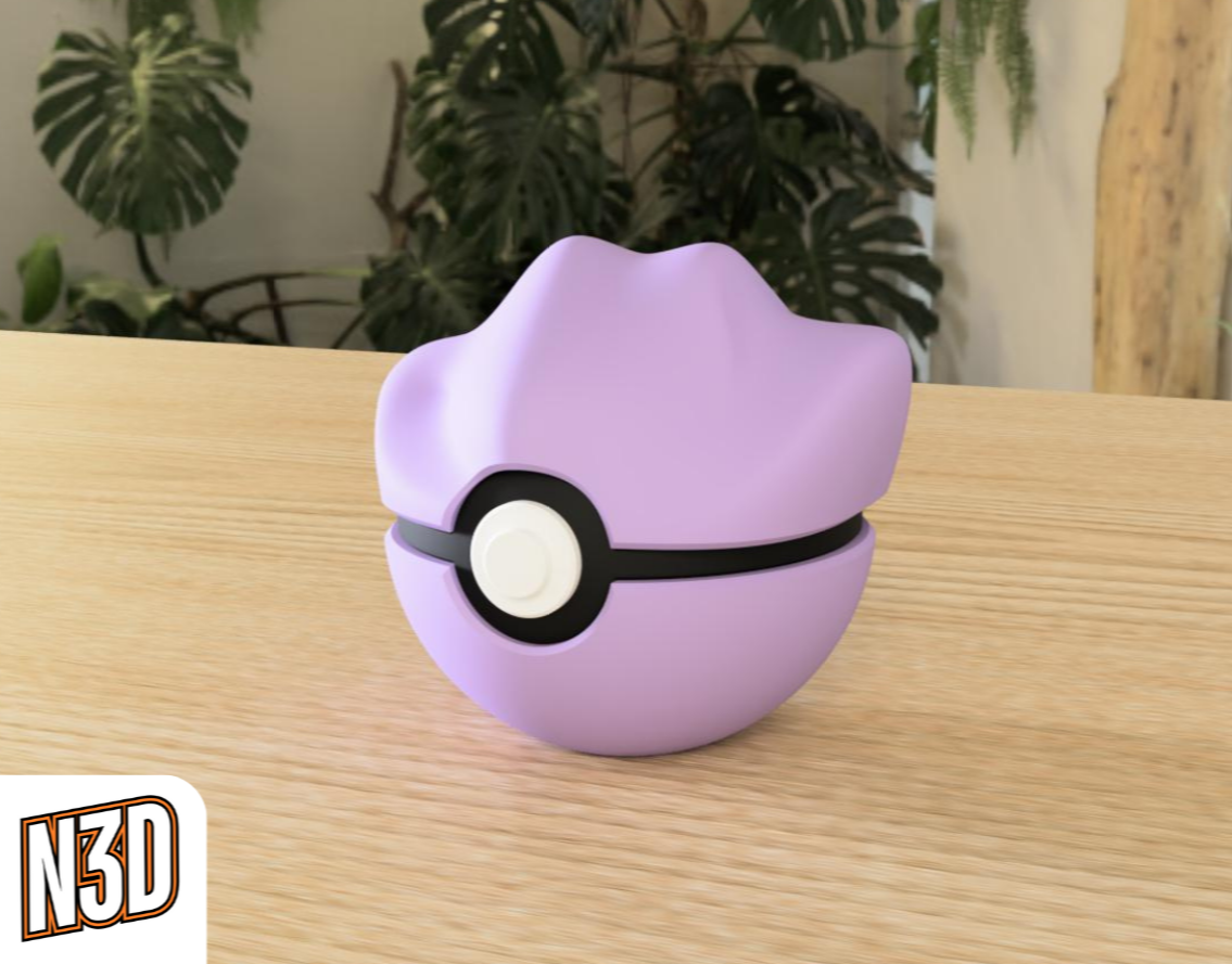 0132 Ditto Pokeball Collectible