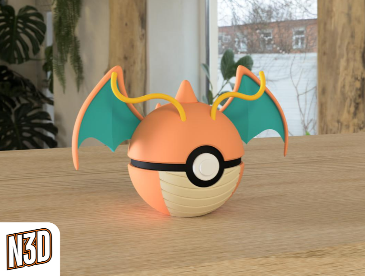 0149 Dragonite Pokeball Collectible