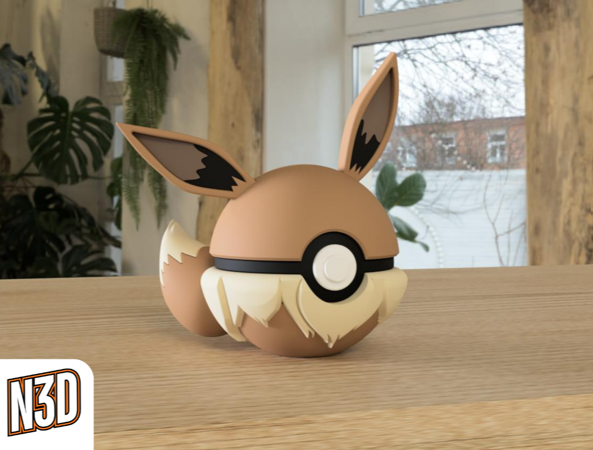 0133 Eevee Pokeball Collectible