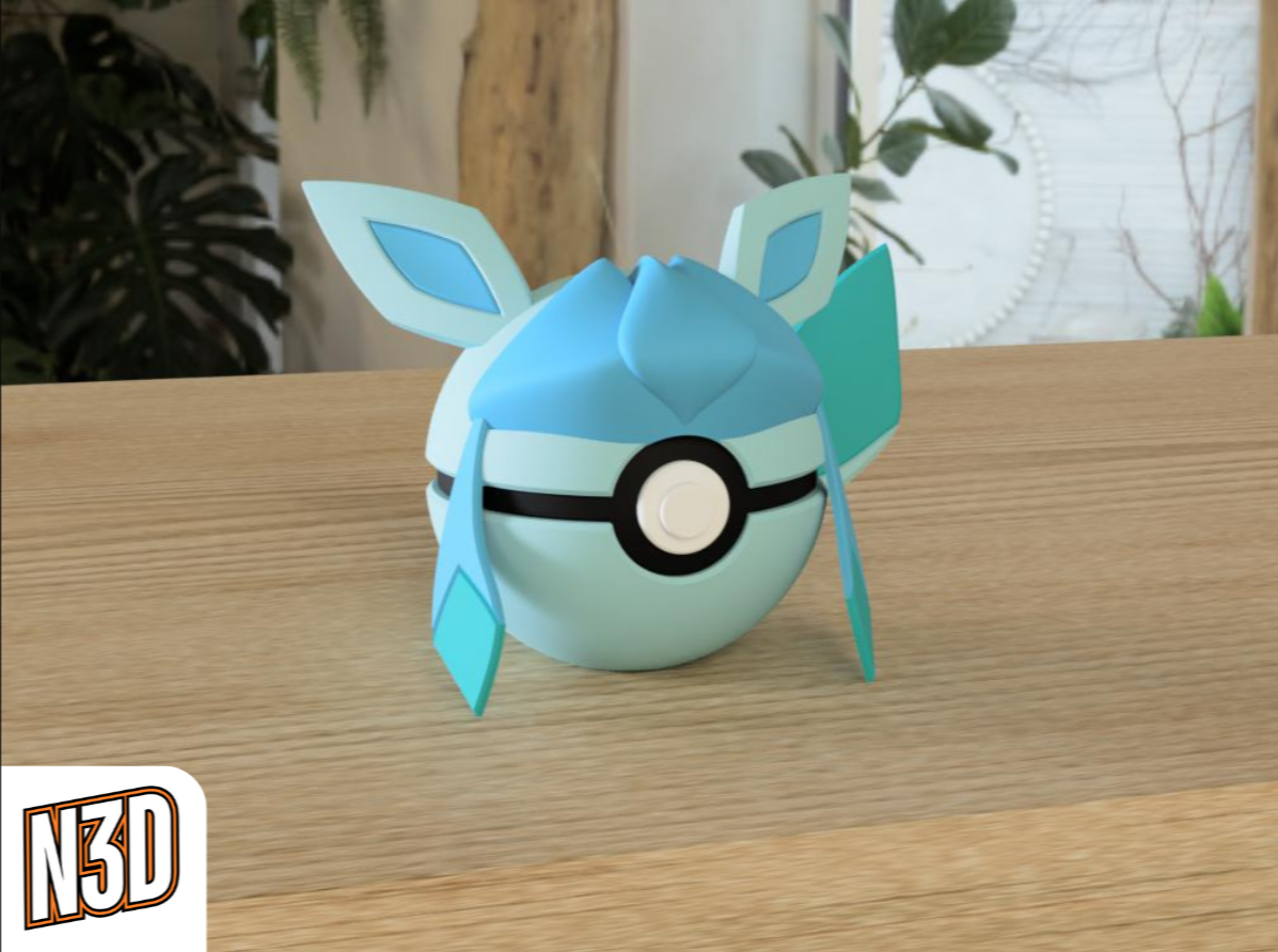 0471 Glaceon Pokeball Collectible