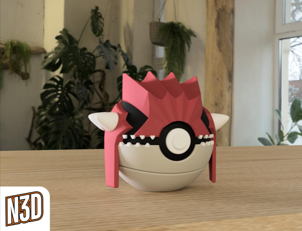 0383 Groudon Pokeball Collectible