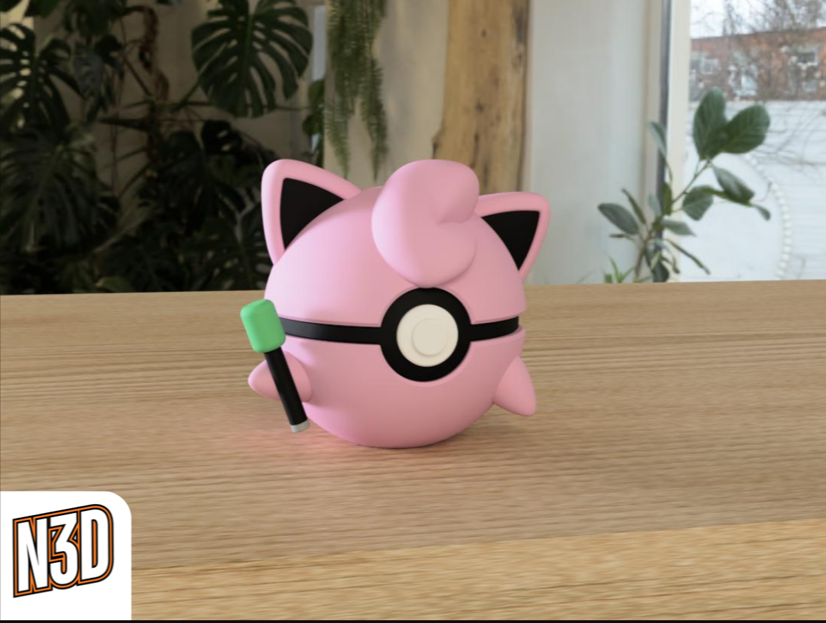 0039 Jigglypuff Pokeball Collectible