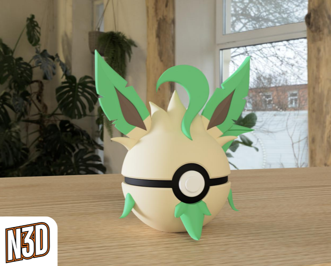 0470 Leafeon Pokeball Collectible