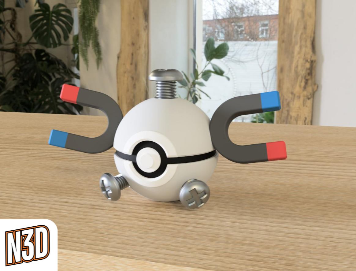 0081 Magnemite Pokeball Collectible
