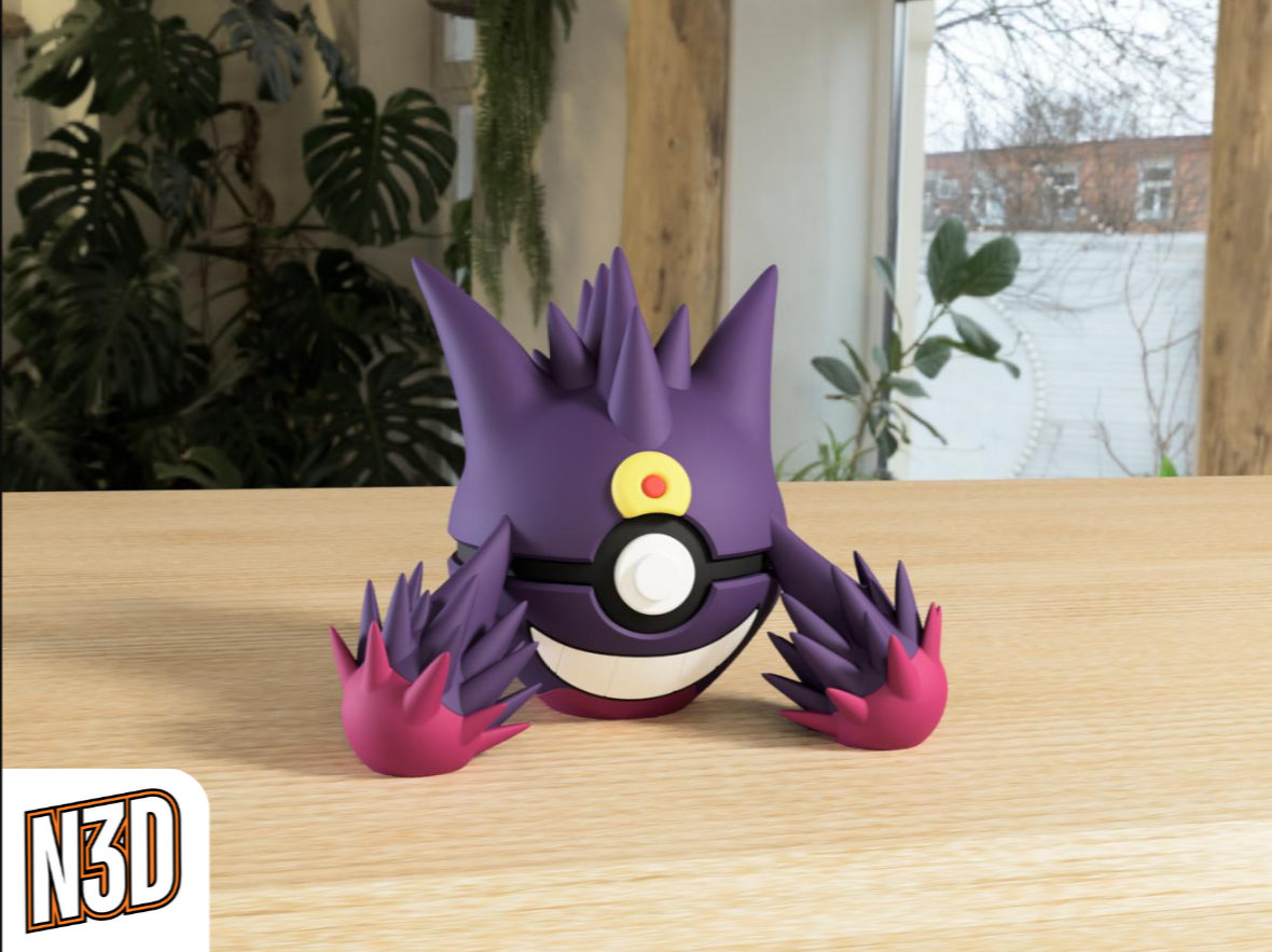 Mega Gengar Pokeball Collectible