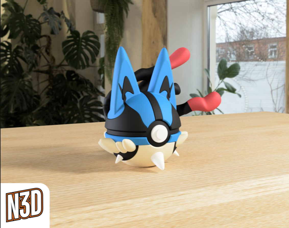 Mega Lucario Pokeball Collectible