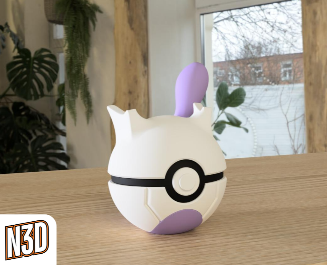 0150 MewTwo PokeBall Collectible