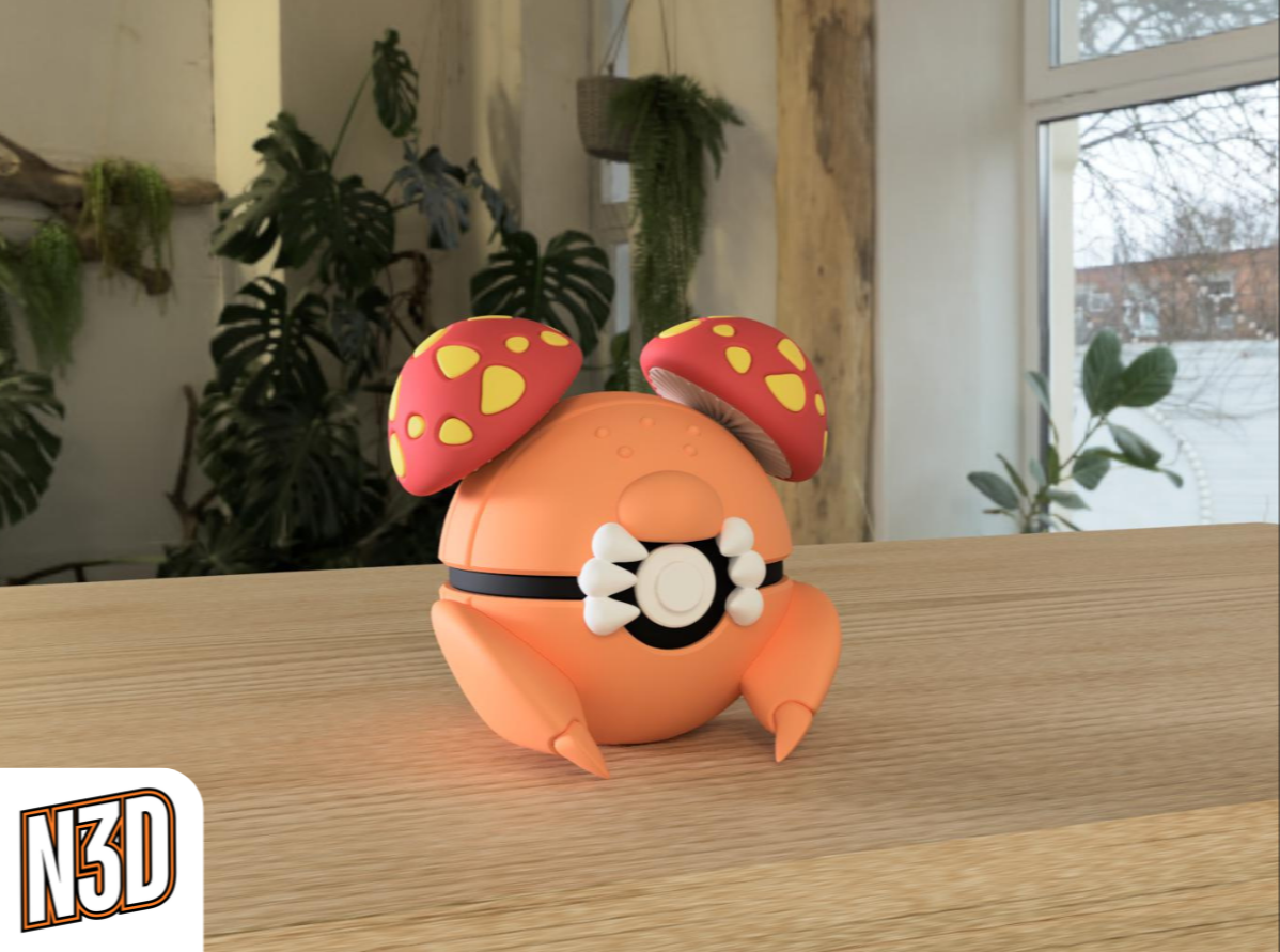 0044 Paras Pokeball Collectible