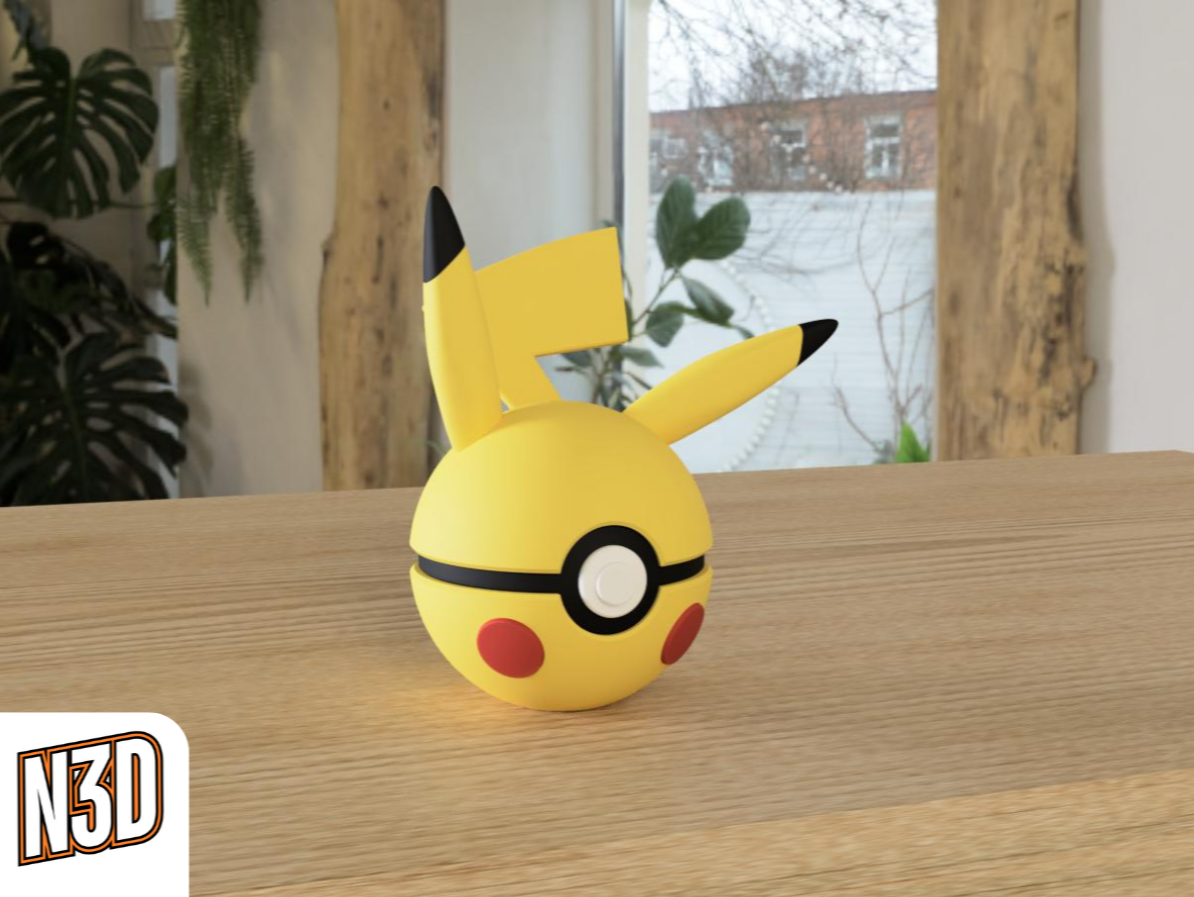 0023 Pikachu PokeBall Collectible