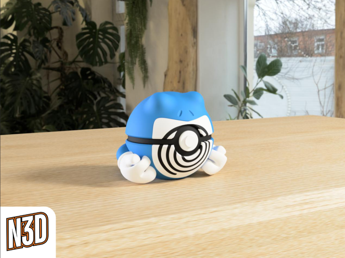 0062 Poliwrath Pokeball Collectible