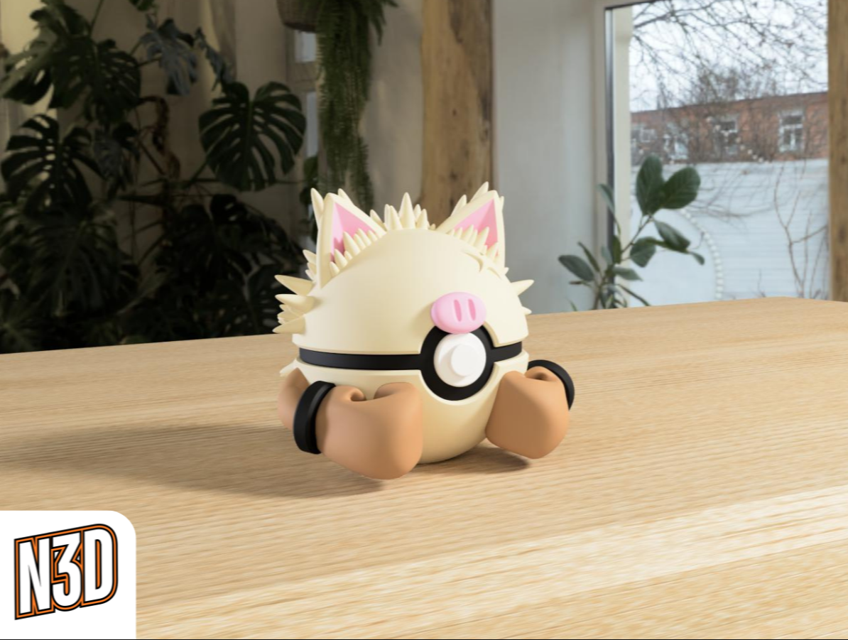 0057 Primeape Pokeball Collectible