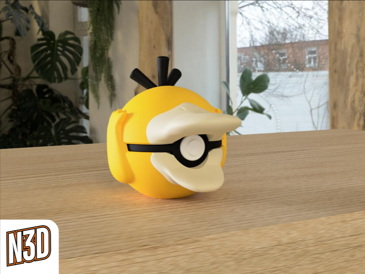 0054 Psyduck Pokeball Collectible