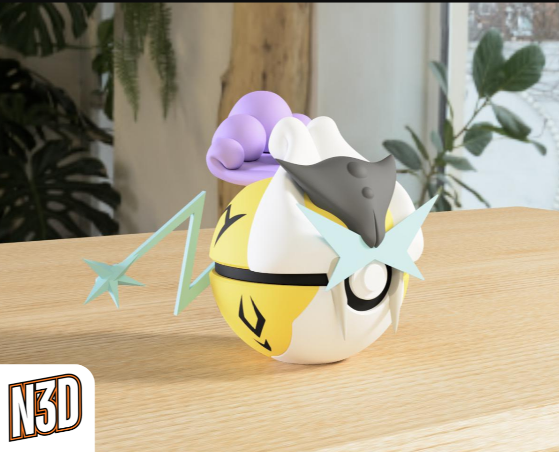 0243 Raikou Pokeball Collectible