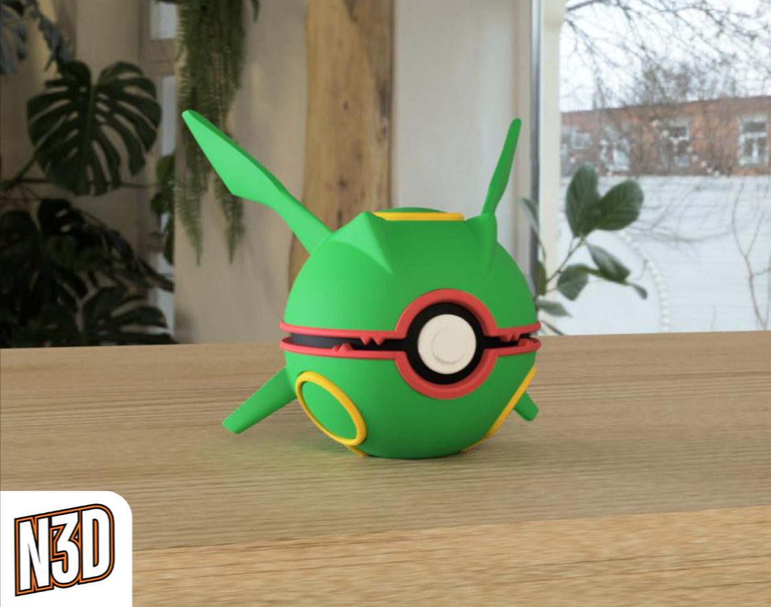 0384 Rayquaza Pokeball Collectible