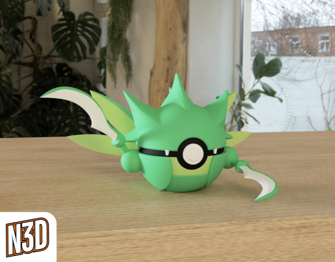 0123 Scyther PokeBall Collectible