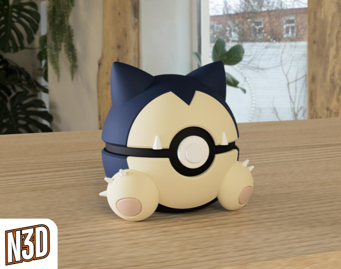 0143 Snorlax Pokeball Collectible