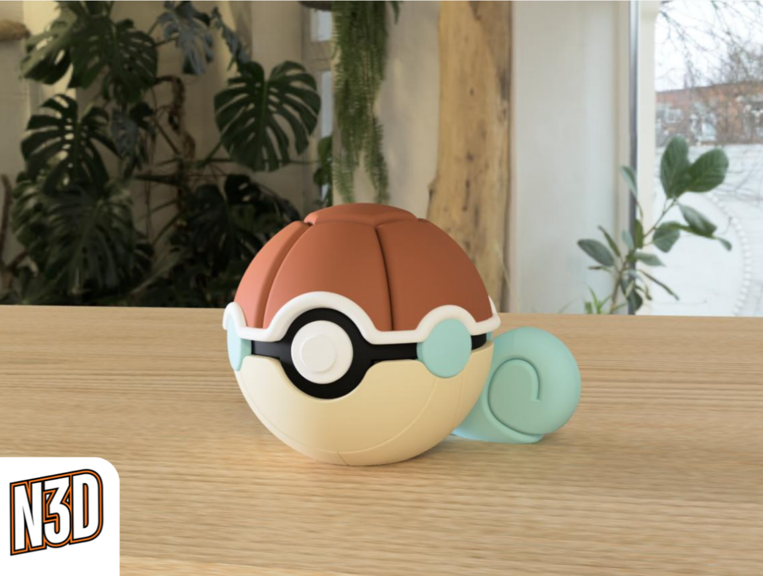 0007 Squirtle PokeBall Collectible