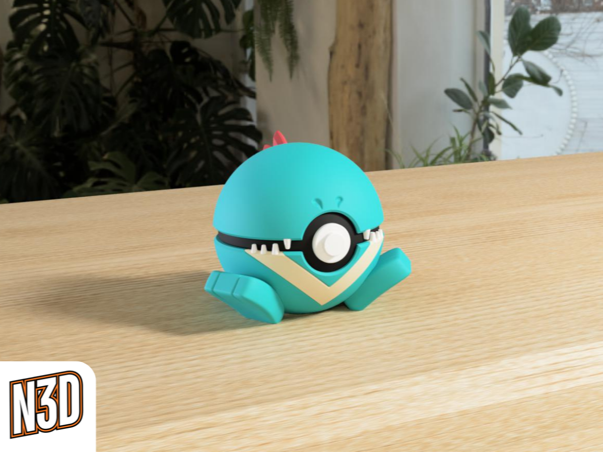 0158 Totodile Pokeball Collectible