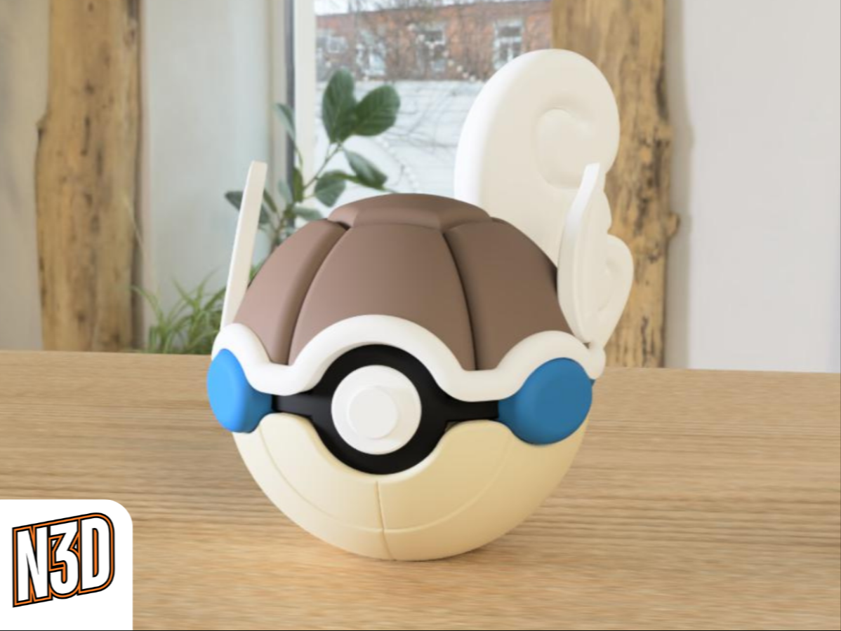 0008 Wartortle PokeBall Collectible