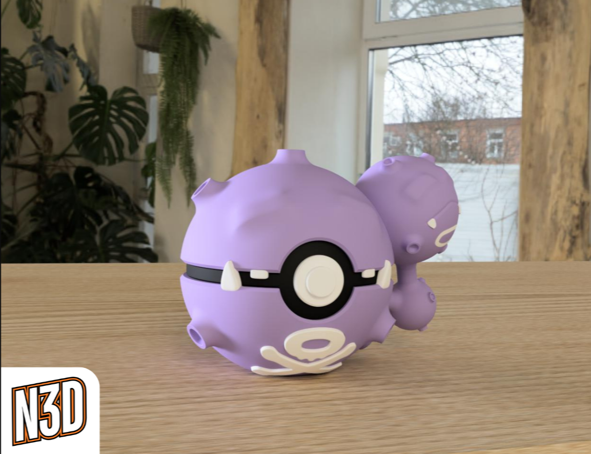 0110 Weezing Pokeball Collectible