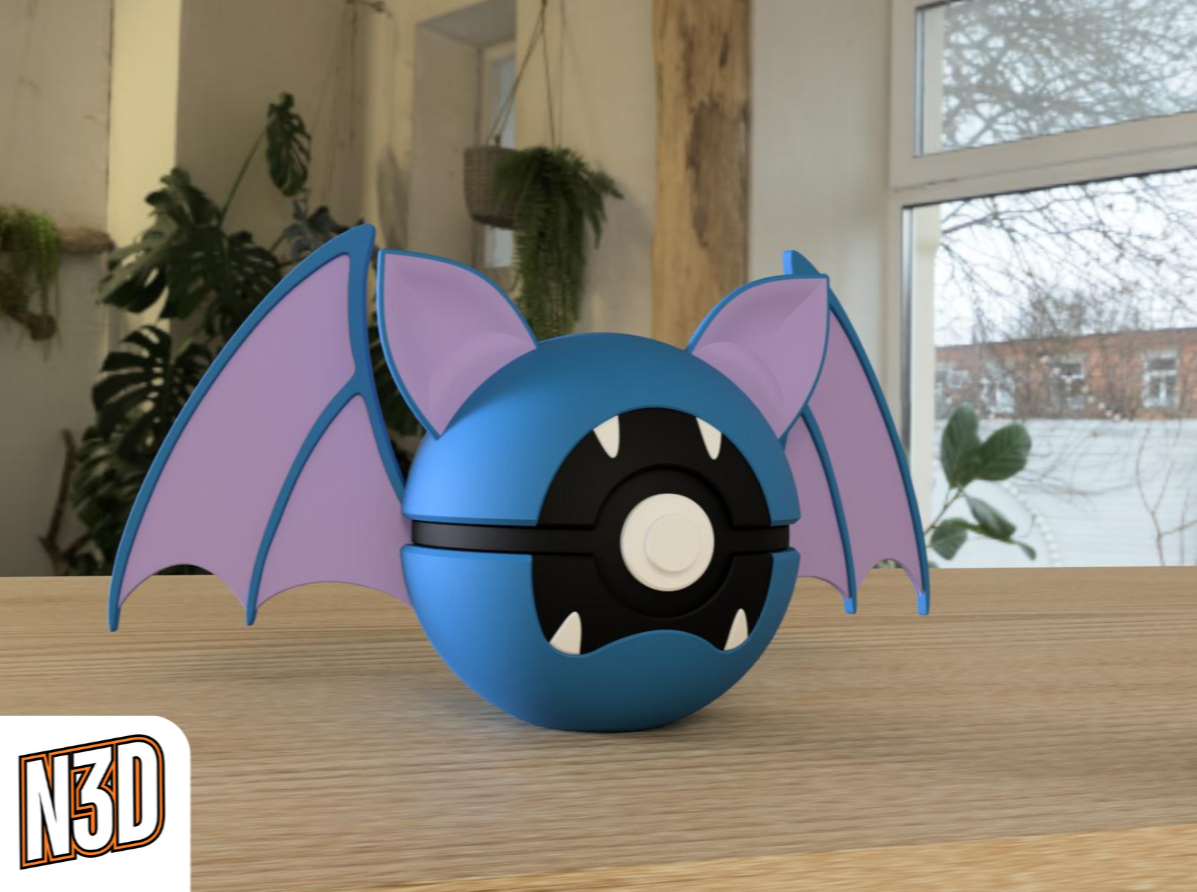 0041 Zubat Pokeball Collectible